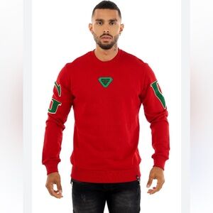 Red Graphic Sweatshirt